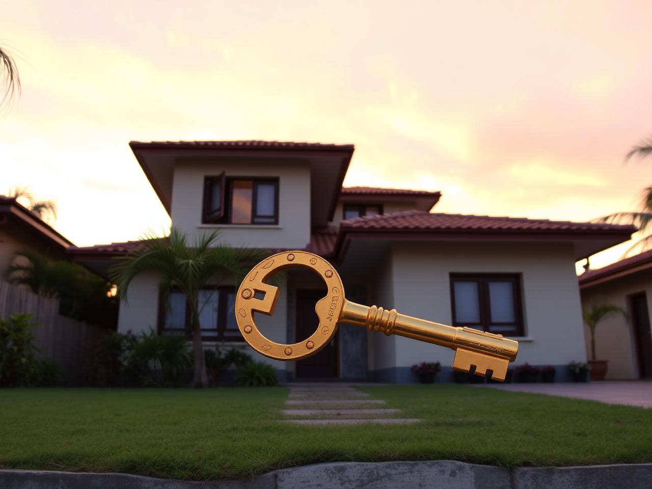 Casa regularizada com chave